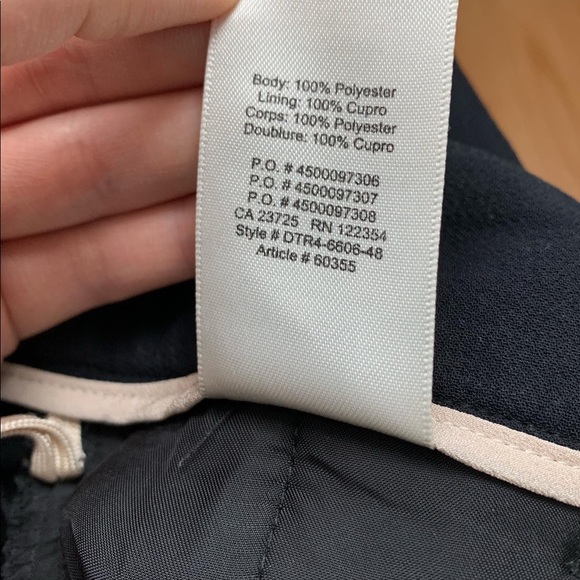 Aritzia Wilfred Tie-Front Pants in Black - Picture 6 of 8